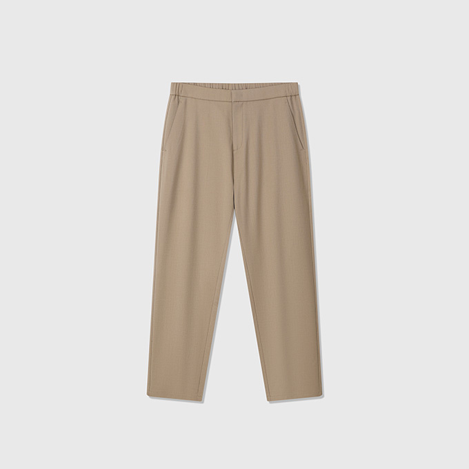 loro piana leisure city wool blend trousers
